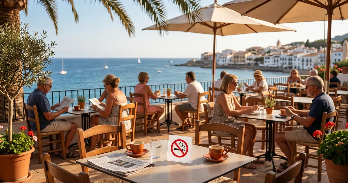 Espagne : l'interdiction de fumer sur les terrasses et les plages en suspens jusqu'après les élections, ce que les touristes doivent savoir